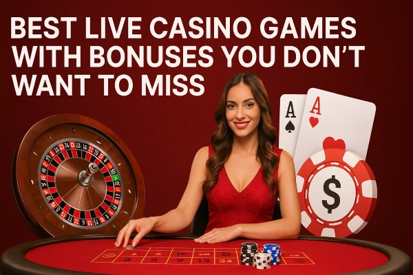 Best Live Casino Games with Bonuses You Don’t Want to Miss