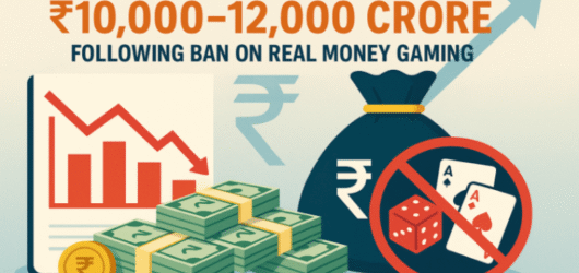Centre Faces Annual Revenue Loss of ₹10,000–₹12,000 Crore Following Ban on Real Money Gaming