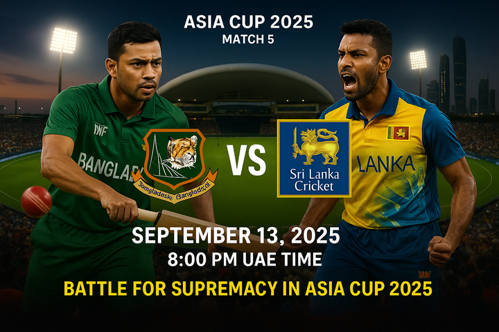Asia Cup 2025: BAN vs SL Match 5 Prediction – Who Will Win Today?