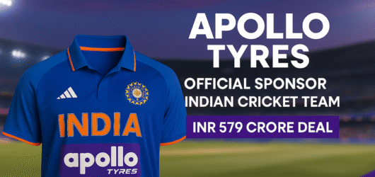 Apollo Tyres Takes Over Indian Cricket Team’s Sponsorship for INR 579 Crore | Replaces Dream11