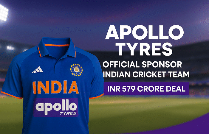 Apollo Tyres Takes Over Indian Cricket Team’s Sponsorship for INR 579 Crore | Replaces Dream11