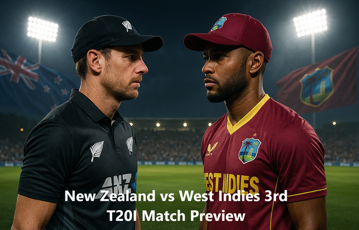 New Zealand vs West Indies 3rd T20I Match Preview – Who Will Win Today’s Game?