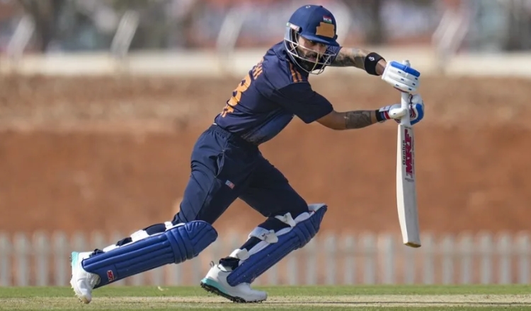 Kohli Faster Than Tendulkar to 16,000 List A Runs as Rohit Matches 150-Plus Record in Vijay Hazare Trophy