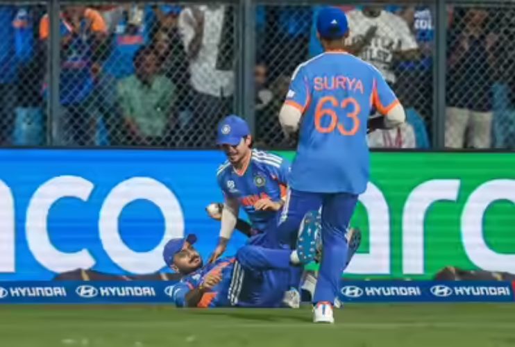 Axar Patel’s Stunning Fielding Efforts Help India Edge England in T20 World Cup Semifinal